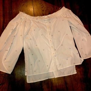 Lucky white angel style top.